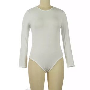 Fashion nova white bodysuit